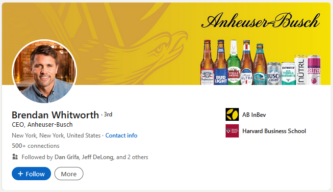 Budweiser CEO - Brendan Whitworth - Is a Former CIA operative
