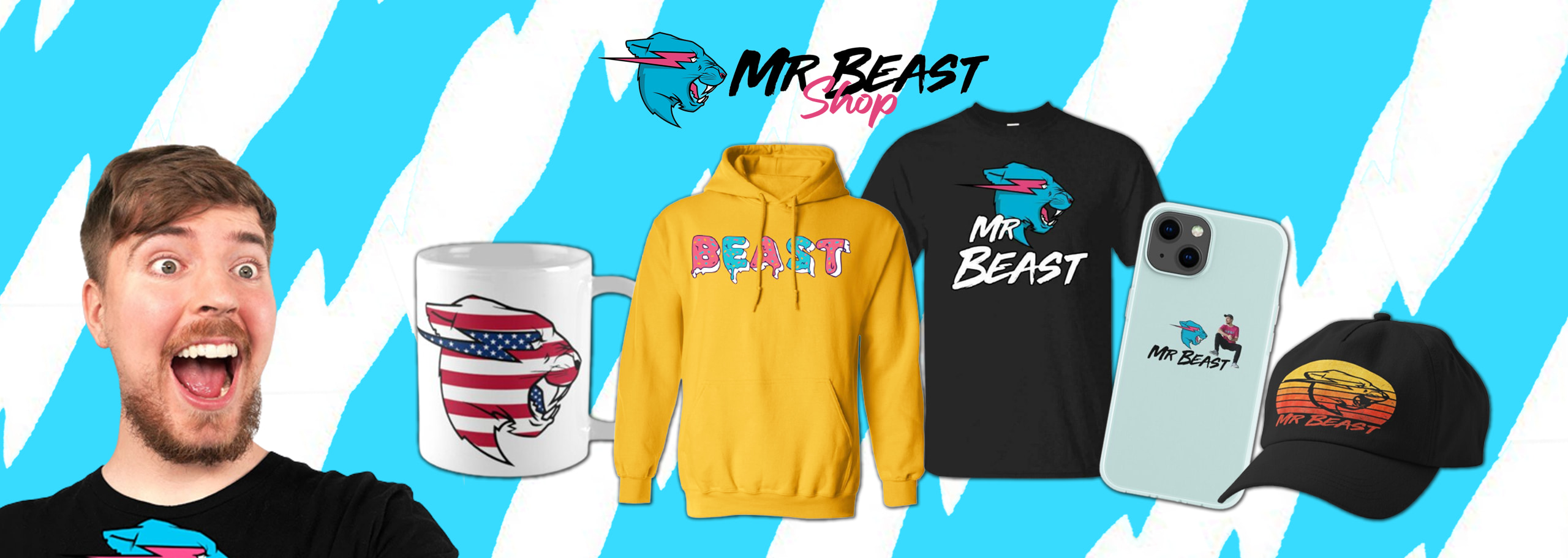 Mr Beast Shop Banner